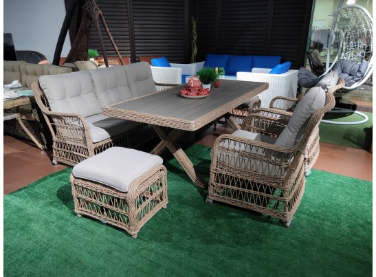 Обеденный комплект ALBERT из искусственного ротанга в Ростове-на-Дону