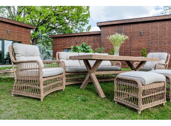 Обеденный комплект ALBERT из искусственного ротанга в Ростове-на-Дону