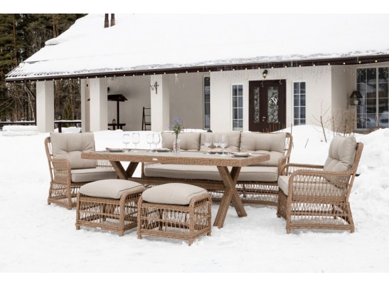 Обеденный комплект ALBERT из искусственного ротанга в Ростове-на-Дону