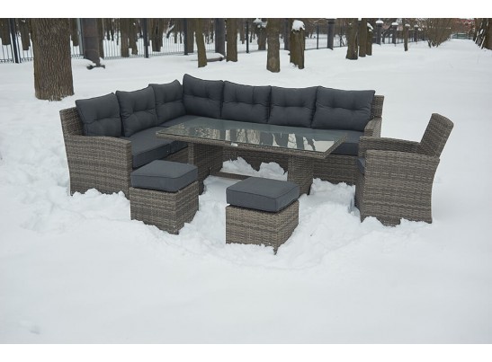 Угловой комплект Genry из искусственного ротанга в Ростове-на-Дону