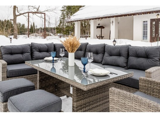 Угловой комплект Genry из искусственного ротанга в Ростове-на-Дону