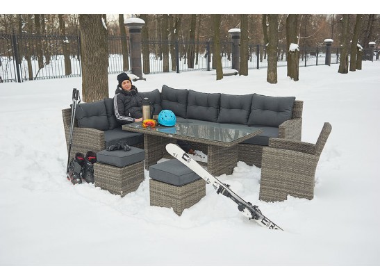 Угловой комплект Genry из искусственного ротанга в Ростове-на-Дону