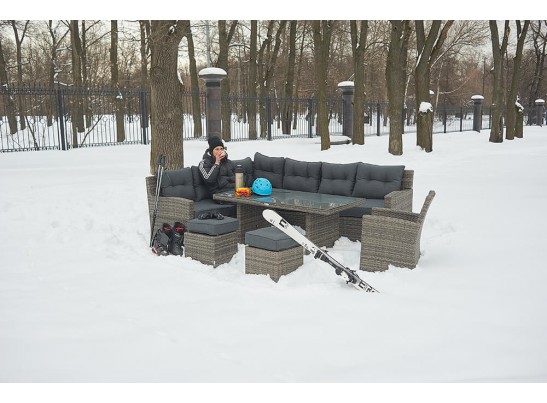 Угловой комплект Genry из искусственного ротанга в Ростове-на-Дону