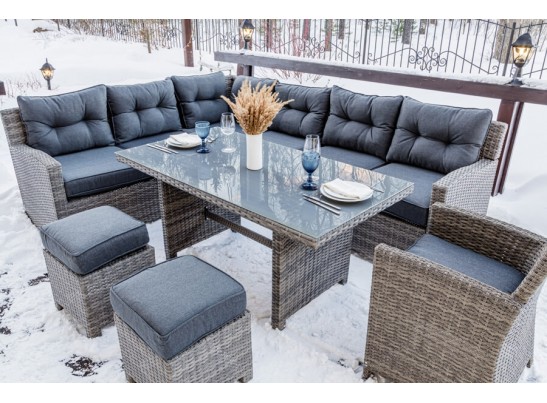 Угловой комплект Genry из искусственного ротанга в Ростове-на-Дону