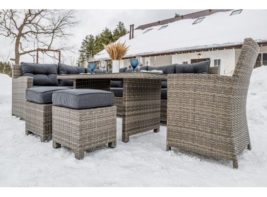 Угловой комплект Genry из искусственного ротанга в Ростове-на-Дону