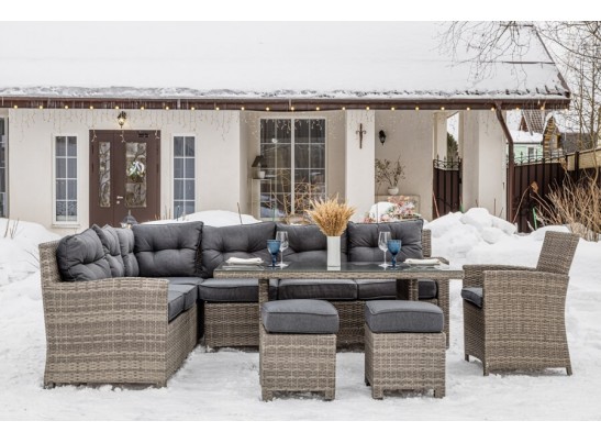 Угловой комплект Genry из искусственного ротанга в Ростове-на-Дону