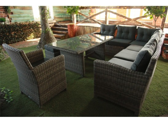 Угловой комплект Genry из искусственного ротанга в Ростове-на-Дону