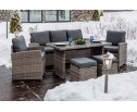 Комплект мебели ZOYA из искусственного ротанга (серый) в Ростове-на-Дону