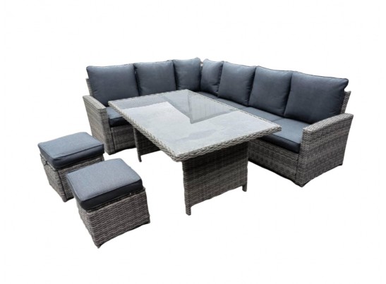 ZORRO серый комплект мебели из искусственного ротанга в Ростове-на-Дону