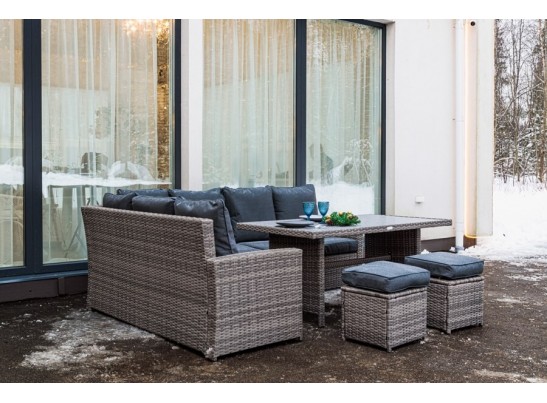 ZORRO серый комплект мебели из искусственного ротанга в Ростове-на-Дону