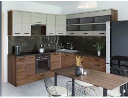 Кухня "Канзас" 2400*2400 (возможный вариант комплектации)