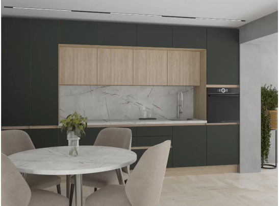 Кухня "Женева" 260 зеленый