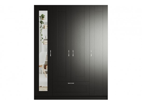 Шкаф 4 двери и 1 ящик с зеркалами СИРИУС 4 2.02.01.041.1 в Ростове-на-Дону