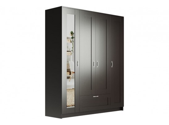 Шкаф 4 двери и 1 ящик с зеркалами СИРИУС 4 2.02.01.041.1 в Ростове-на-Дону