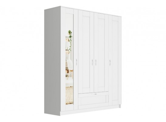 Шкаф 4 двери и 1 ящик с зеркалами СИРИУС 4 2.02.01.041.1 в Ростове-на-Дону