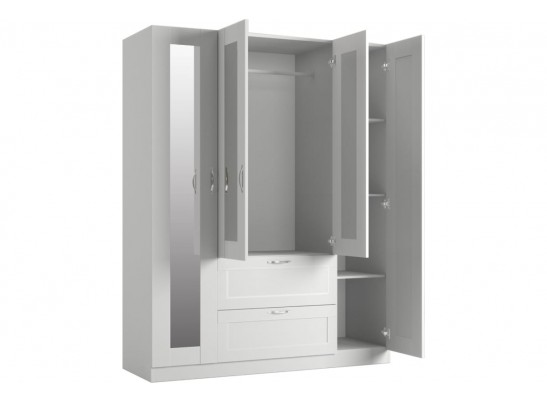 Шкаф 4 двери и 2 ящика с зеркалами СИРИУС 4 2.02.01.091.1 в Ростове-на-Дону