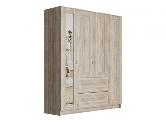 Шкаф 4 двери и 2 ящика с зеркалами СИРИУС 4 2.02.01.091.1 в Ростове-на-Дону