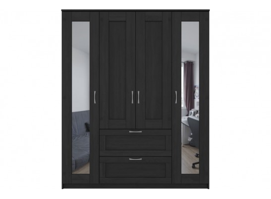 Шкаф 4 двери и 2 ящика с зеркалами СИРИУС 4 2.02.01.092.1 в Ростове-на-Дону