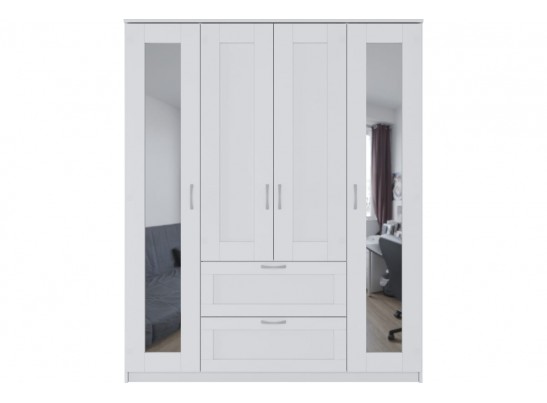 Шкаф 4 двери и 2 ящика с зеркалами СИРИУС 4 2.02.01.092.1 в Ростове-на-Дону