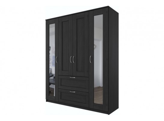 Шкаф 4 двери и 2 ящика с зеркалами СИРИУС 4 2.02.01.092.1 в Ростове-на-Дону
