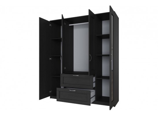 Шкаф 4 двери и 2 ящика с зеркалами СИРИУС 4 2.02.01.092.1 в Ростове-на-Дону