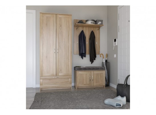 Шкаф 2 двери и 1 ящик СИРИУС 2 2.02.01.020.3 в Ростове-на-Дону