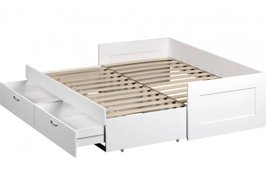 Кровать двуспальная раздвижная с ящиками СИРИУС в Ростове-на-Дону