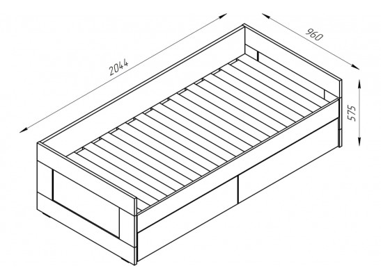 Кровать двуспальная раздвижная с ящиками СИРИУС в Ростове-на-Дону