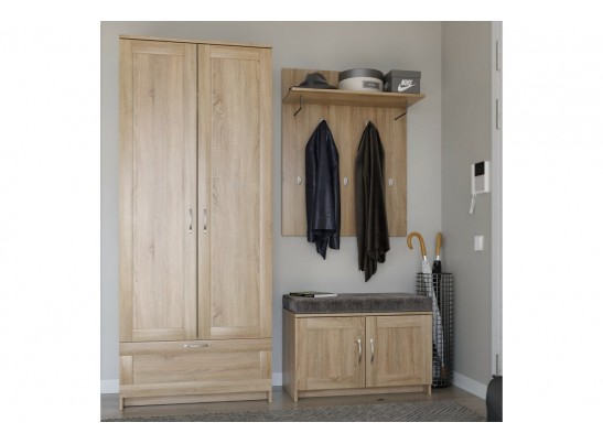 Вешалка настенная с полкой СИРИУС 2.02.11.260.1 в Ростове-на-Дону