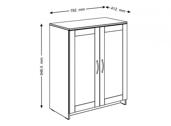 Тумба 2 двери СИРИУС 2.02.03.270.1 в Ростове-на-Дону