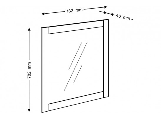 Зеркало СИРИУС 2.02.12.280.1 в Ростове-на-Дону