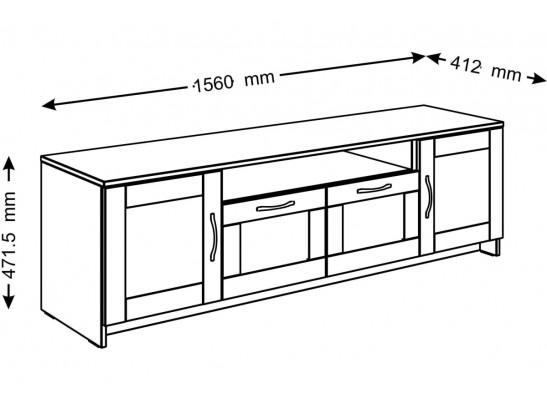 Тумба для ТВ СИРИУС 2.02.03.330.1 в Ростове-на-Дону