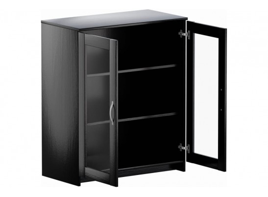 Тумба СИРИУС 2 двери со стеклом 2.02.03.360.1 в Ростове-на-Дону