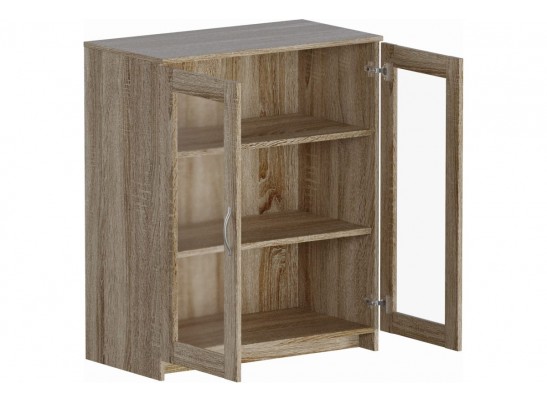 Тумба СИРИУС 2 двери со стеклом 2.02.03.360.1 в Ростове-на-Дону