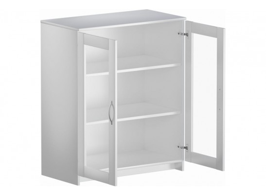 Тумба СИРИУС 2 двери со стеклом 2.02.03.360.1 в Ростове-на-Дону