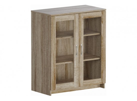 Тумба СИРИУС 2 двери со стеклом 2.02.03.360.1 в Ростове-на-Дону