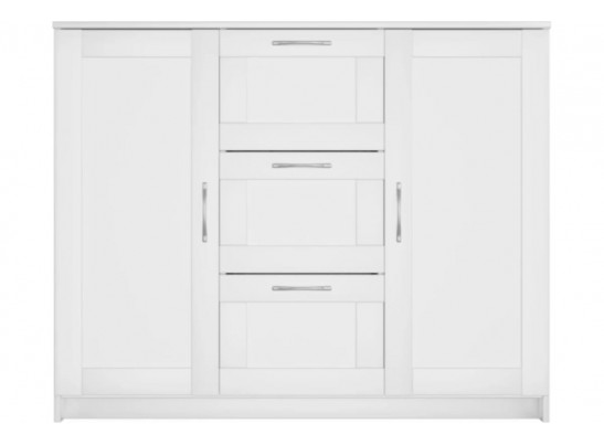 Тумба/комод СИРИУС 2 двери со стеклом и 3 ящика 2.02.03.380.1 в Ростове-на-Дону