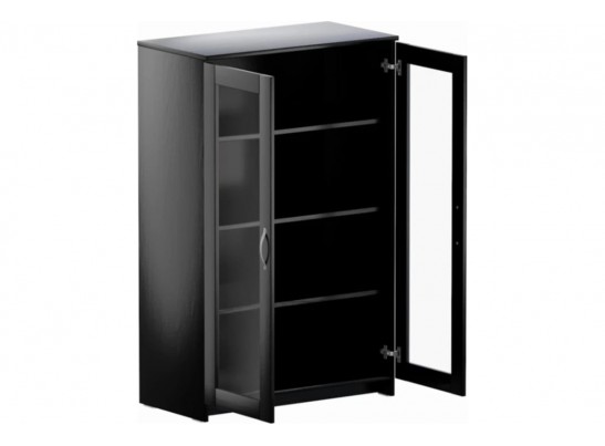 Тумба/комод СИРИУС 2 двери со стеклом 2.02.03.390.1 в Ростове-на-Дону