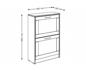 Тумба для обуви СИРИУС 2.02.10.430.1