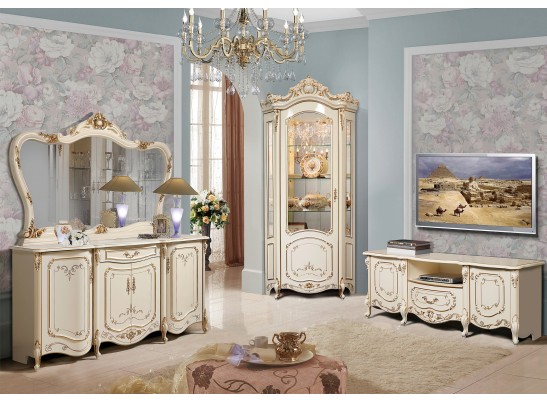 Шкаф-витрина угловой "Элиза"