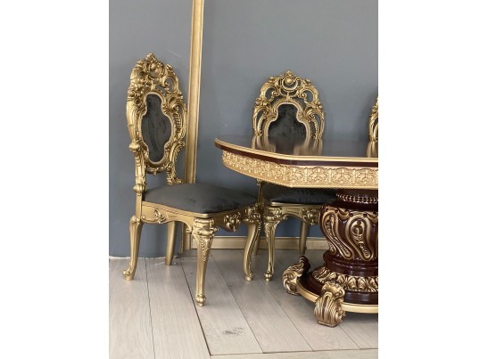 Стул с мягкой спинкой Император (велюр графит)