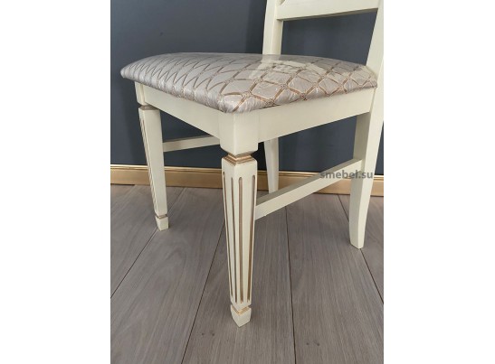 Стул Инфинити (слоновая кость, патина золото)