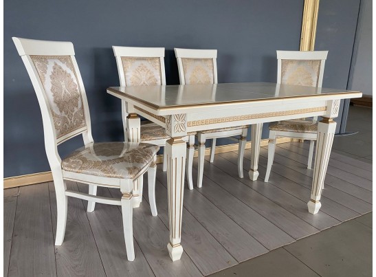 Стул Эдем (слоновая кость, патина золото)