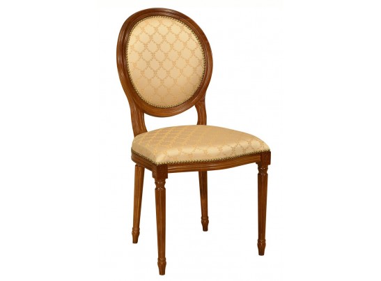 Стул Медальон (орех, черная патина)