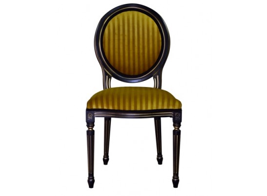 Стул Медальон (орех, черная патина)