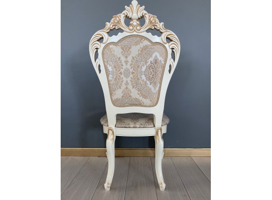 Стул Роза (слоновая кость, патина золото)