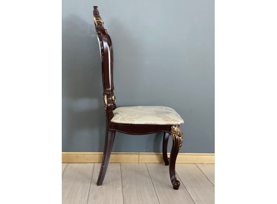 Стул Розалия (темный орех, патина золото)