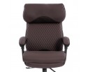 Кресло Чиф Металбл/Chief Metalbl кож/зам/ткань, коричневый/коричневый стеганный, 36-36/36-36 стеганный/TW-24