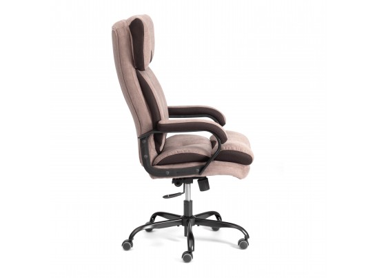 Кресло Дюк МеталБл/Duke metal BL ткань, светло-коричневый, KUB 03/TW-24