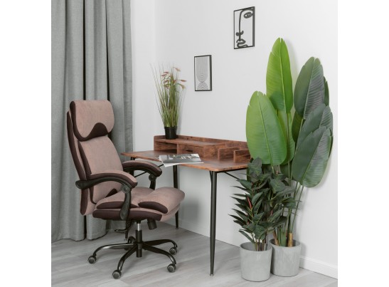 Кресло Чиф Металбл/Chief Metalbl ткань, светло-коричневый, KUB 03/TW-24